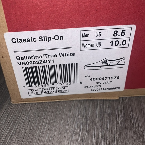 Unisex pink vans size 10 women’s size 8.5 men’s - Picture 3 of 3